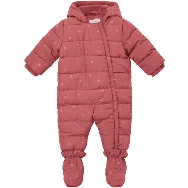 s.Oliver Schneeoverall dark red