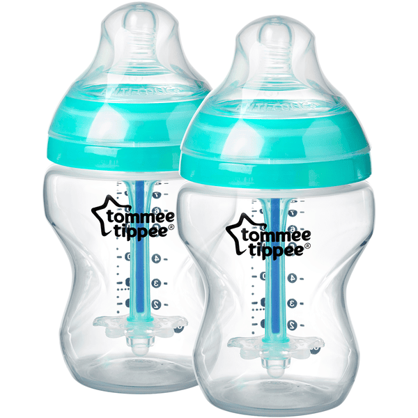 Tommee Tippee Advanced Antikoliek zuigfles, superzachte speen, 260 ml, set van 