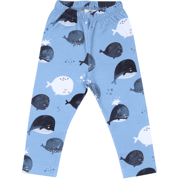 Wal kiddy  Leggings Cute Whale s azul 