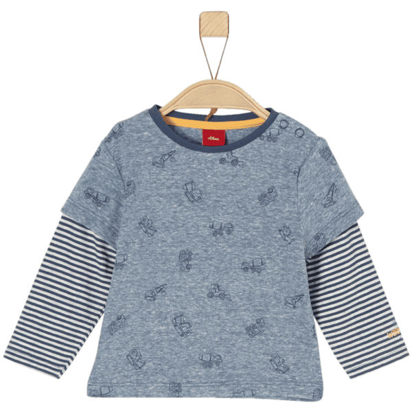 s.Oliver Boys Langarmshirt blue