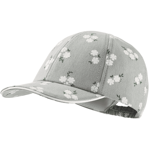 Sterntaler Baseball-Cap Blümchen steingrün