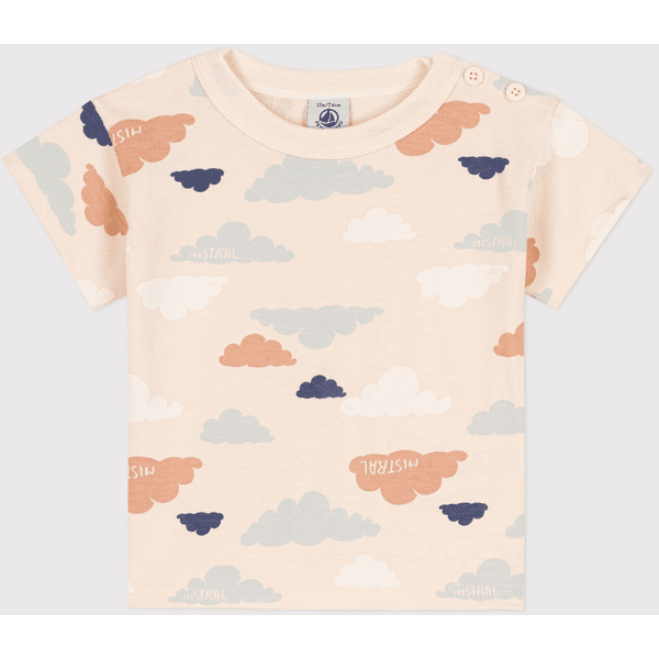 Petit Bateau T-Shirt Weiß Avalanche