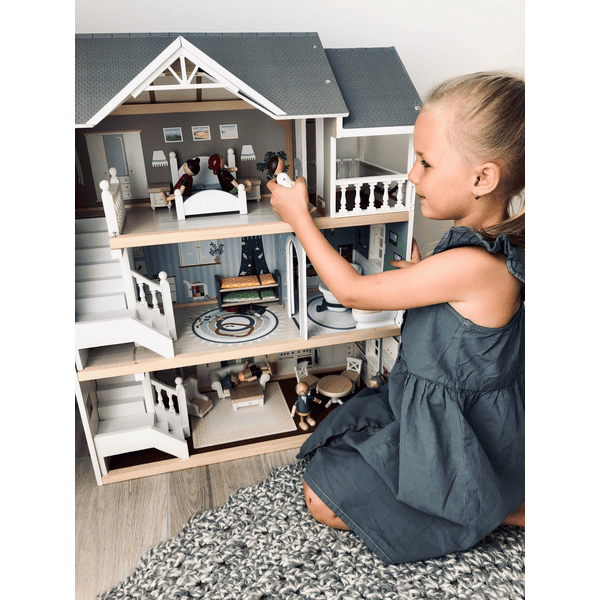 Maisons de Poupées et Accessoires en Bois pour Enfants