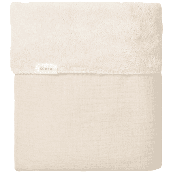 koeka Babydecke Plüsch Faro warm white 75 x 100 cm