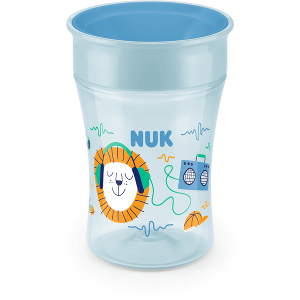 NUK Drinkbeker Magic Beker 230 ml 360° drinkrand in blauw