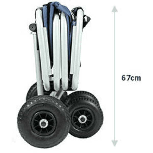 Carrello da spiaggia pieghevole FUXTEC CTB800 - Blu - pieghevole