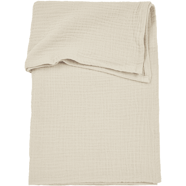 MEYCO Bettlaken pre-washed Musslin uni soft sand 100 x 150 cm