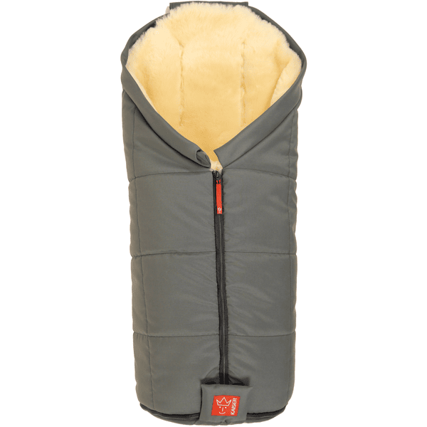 KAISER Lambskin Footmuff Igloo Action antrasiitti