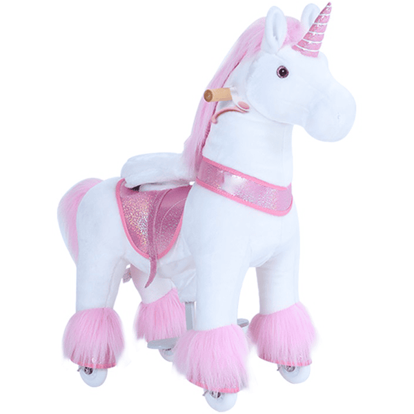 PonyCycle ® Pink Unicorn med bremse - lille