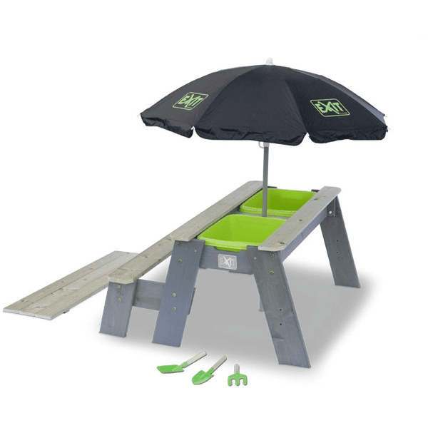 EXIT Aksent Sand-, vatten- och picknickbord med parasoll
