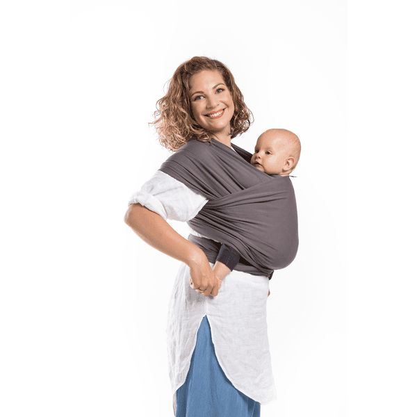 boba ® Baby Sling Organic Donkergrijs