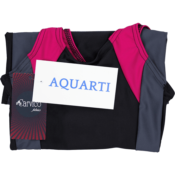 Aquarti Mädchen Badeanzug mit Bein Racerback