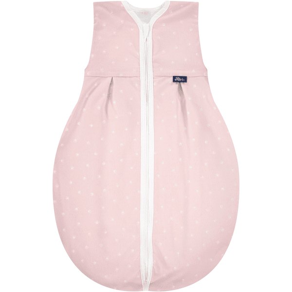 Alvi® Schlafsack Jersey Light Rosa feder rosa/weiß