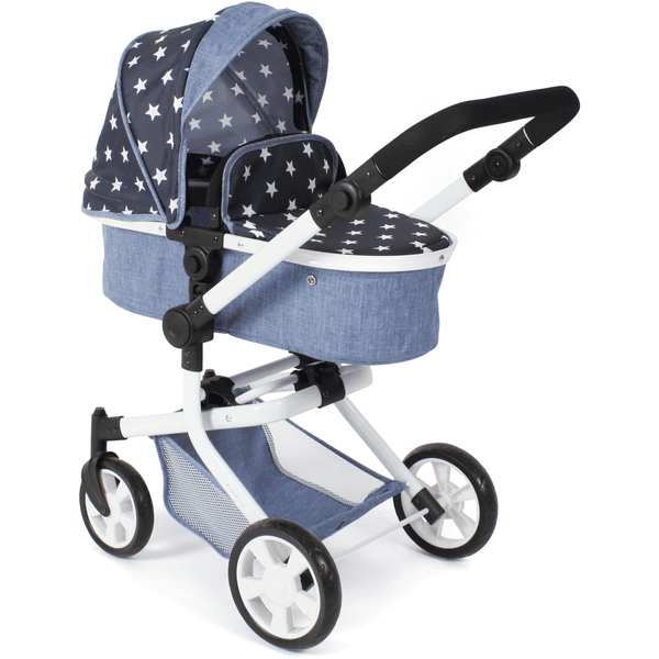 BAYER CHIC 2000 Kombi-Puppenwagen "MIKA", navy