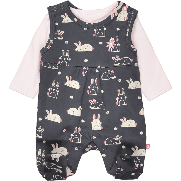 STACCATO  Romper+shirt zacht antraciet gedessineerd