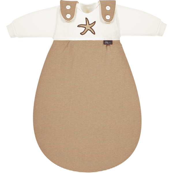 Alvi® Baby-Mäxchen® 3tlg. Starfish taupe/weiß