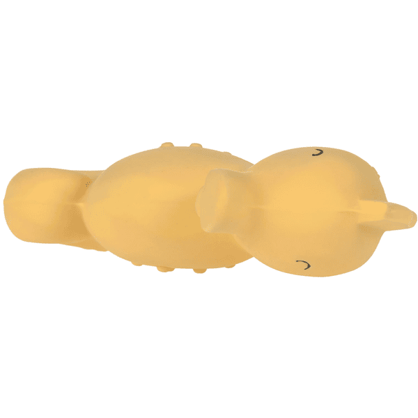 Lässig Jouet de bain bébé - caoutchouc naturel, Poulpe - beige (00