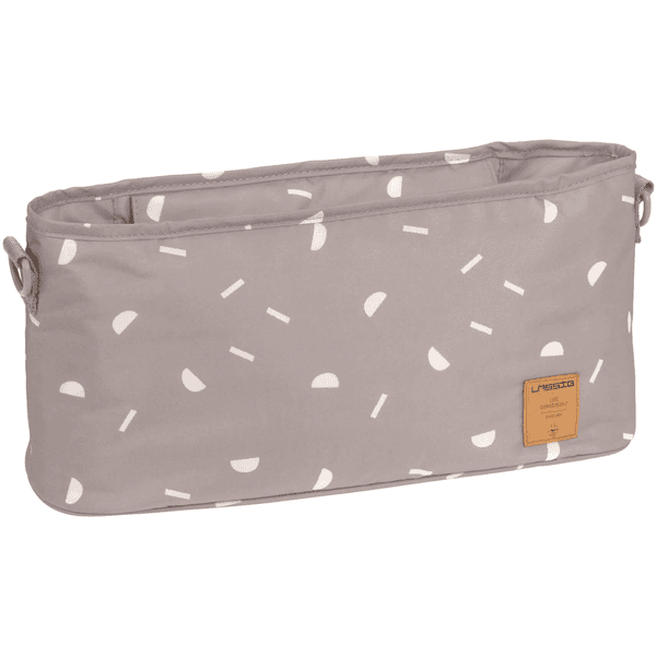 LÄSSIG Organizer für Kinderwagen Blocks taupe