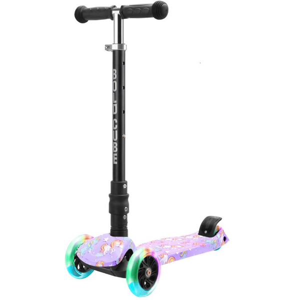 BOLDCUBE Stor 3-hjulig scooter - Unicornland