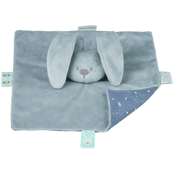 Nattou Doudou lapin Lapidou plat, vert cuivre