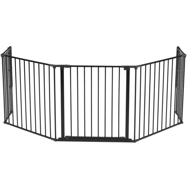 BabyDan Barrera de seguridad para niños Flex XL 90 a 270 cm negro 