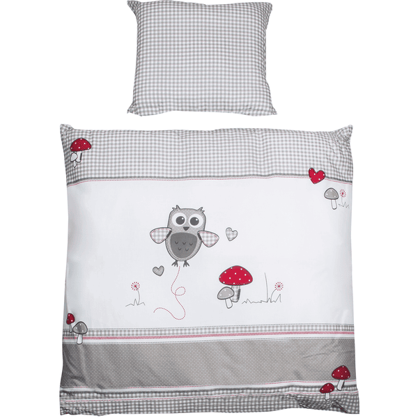 roba Set culla Adam &amp; Owl 80 x 80 cm 100% cotone