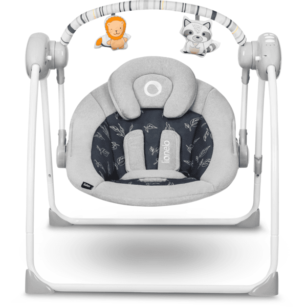 Transat et balancelle bébé Lionelo RUBEN Balancelle bébé motorisée  électrique pliable musicale Bleu