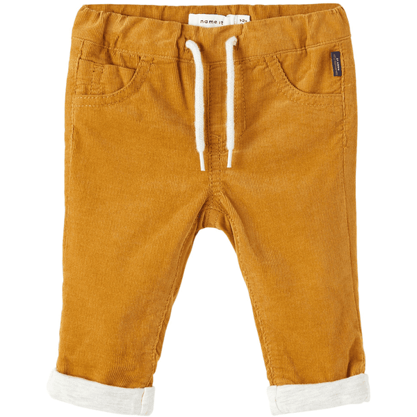 name it Pantalon en velours côtelé Nbmbarry Medal Bronze