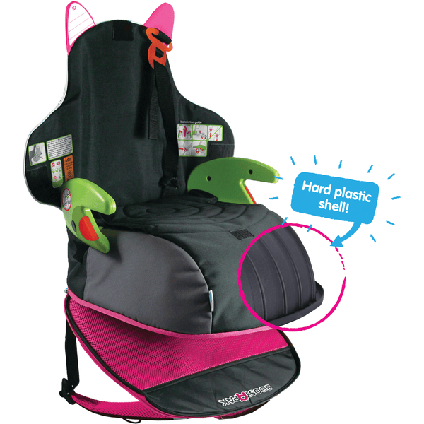 trunki Sac dos rehausseur enfant BoostApak noir rose roseoubleu