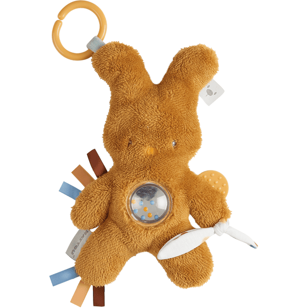 Nattou Lapidou Tipidou Knuffel met Activiteiten oker