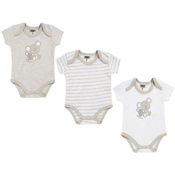 JACKY Bodysuit 3-pack beige melange 