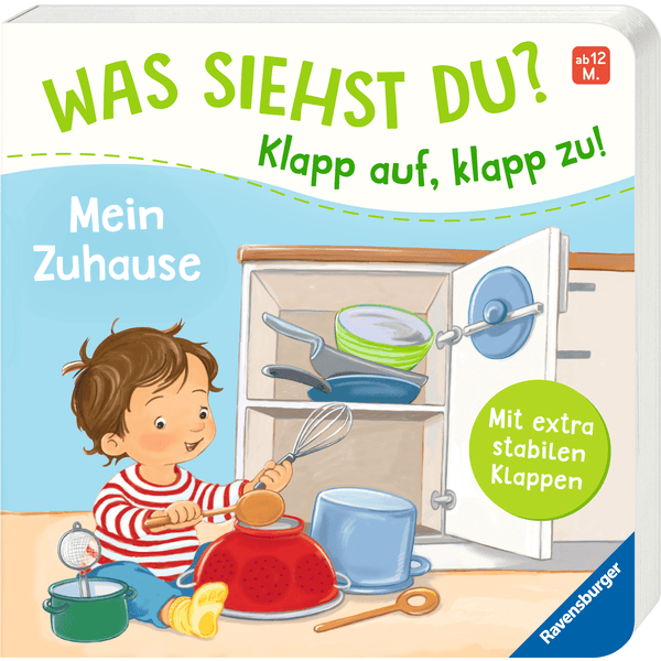 Ravensburger Was siehst du? Klapp auf, klapp zu! Mein Zuhause 