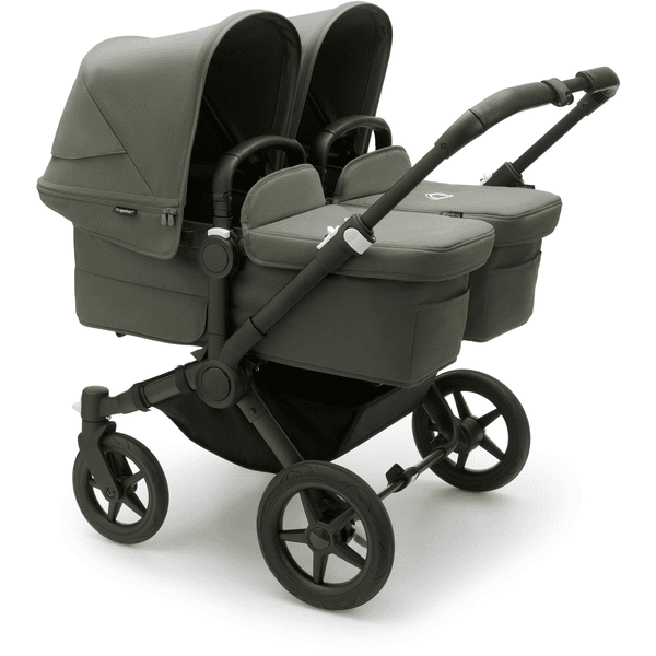 bugaboo Zwillingswagen Donkey 5 Twin Complete Black/Forest Green