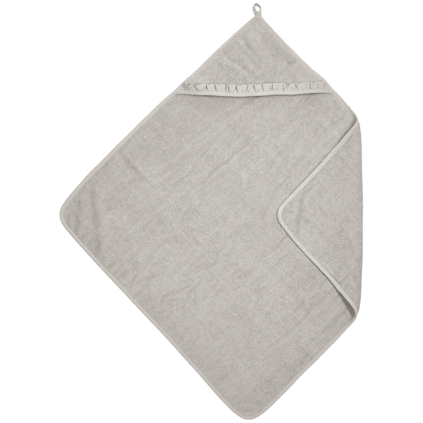 MEYCO Frottéhåndklæde med hætte Ruffle greige 80 x 80 cm