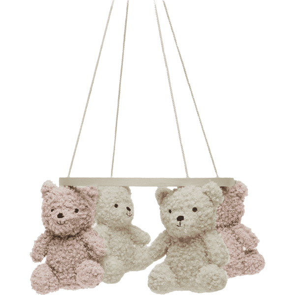 jollein Bear Mobil Teddy Wild Rose/Naturel