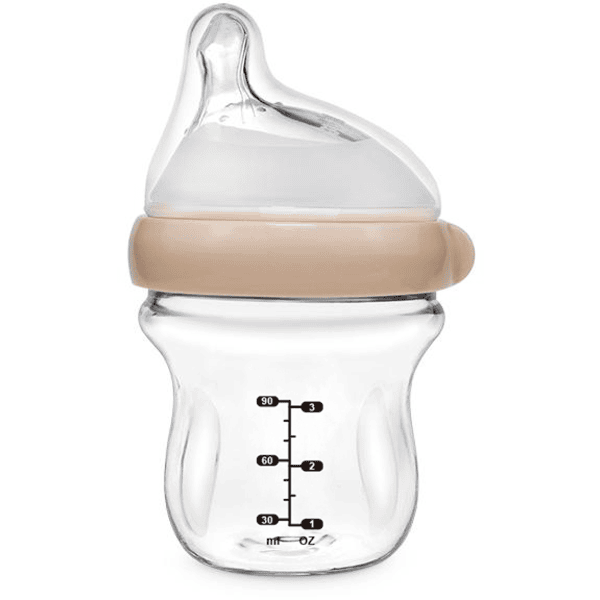 haakaa® Babyflaska flaska flaska Gen.3 peach 90ml glas