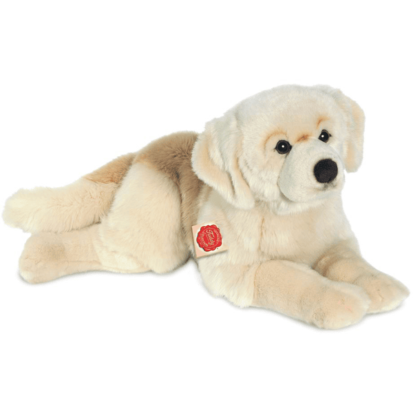 HERMANN® Teddy Peluche chien golden retriever couché, 60 cm