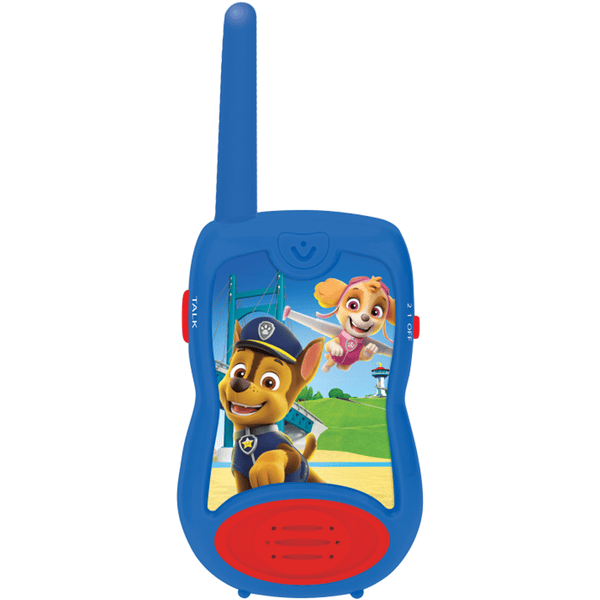 LEXIBOOK Talkie-walkie enfant Pat Patrouille portée 120 m clip lot de 2