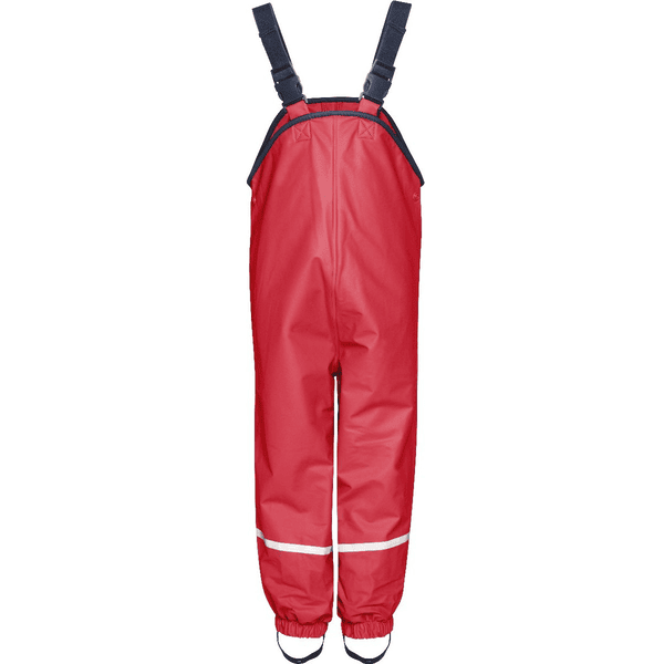 Playshoes Regenlatzhose Fleece rot