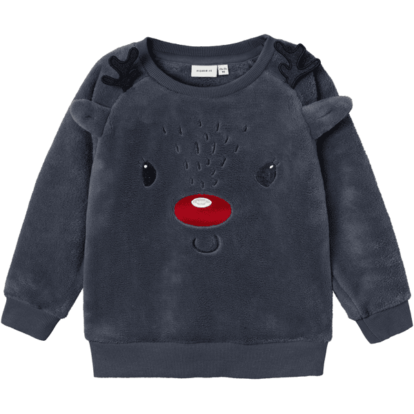 name it Sweatshirt Nmnreindeer Dark Sapphire