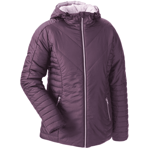 mamalila Stepp-Tragejacke Aubergine