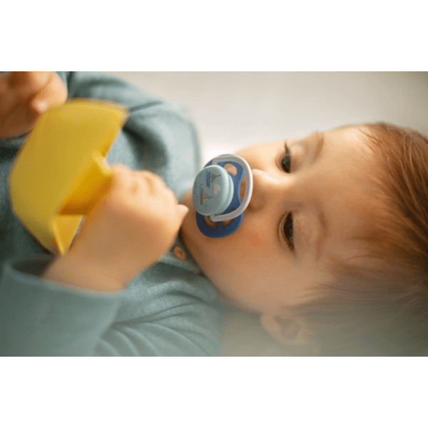 Sucette ultra air Philips Avent, pour 6 à 18 mois, orthodontique et 0% BPA,  2 pièces, SCF080/03 : : Bébé et Puériculture