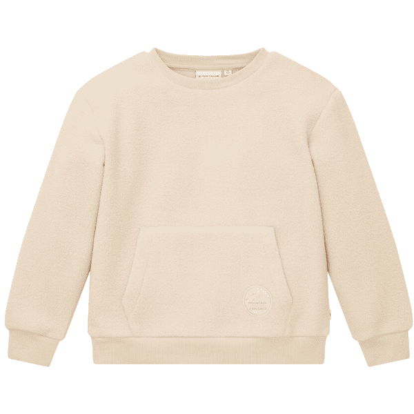 TOM TAILOR Fleece Sweatshirt Soft Light Beige