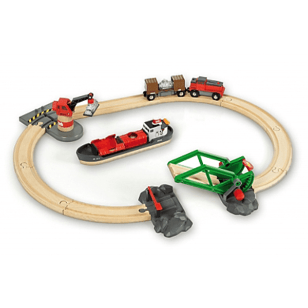 BRIO® WORLD Anfangspackung Container Hafen Set 33061