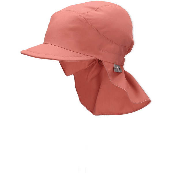 Sterntaler Casquette avec protection de nuque rose 