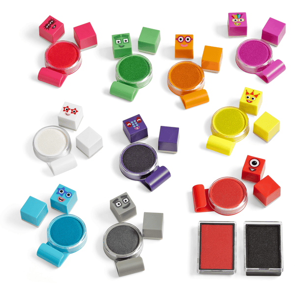 Learning Resources® Numberblocks Stampoline Park Stamp Activity Set