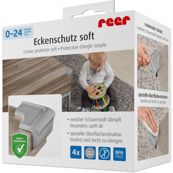 reer - 4er-Pack Eckenschutz soft