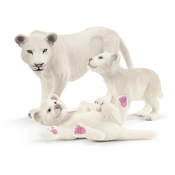 Schleich Figurine lionne avec bébés 42505