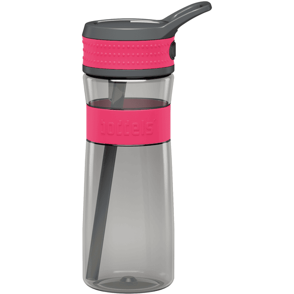 boddels ® Drinkfles EEN rood/grijs 600 ml vanaf de leeftijd van 3+ jaar