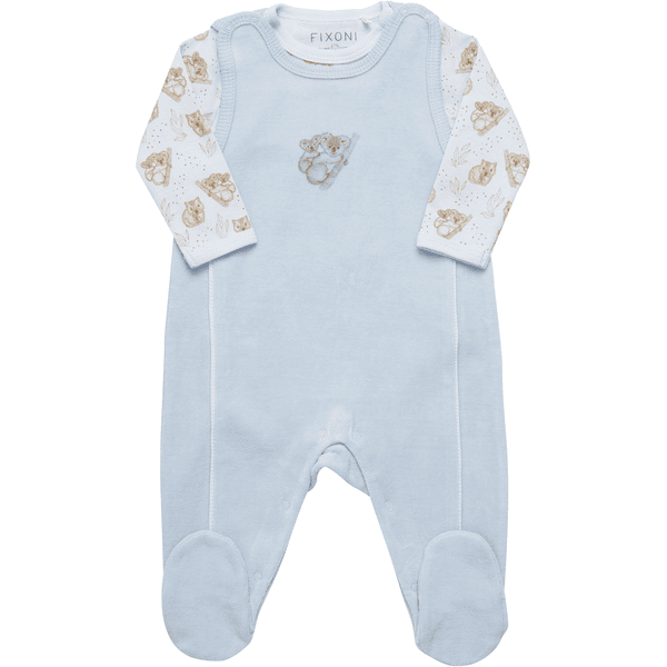 Fixoni Body &amp; Velour Romper Celestial Blue